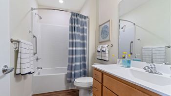 Dominium_The Paramount_Example Apartment Bathroom_Amenity